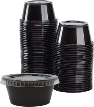 COPA SALSERA NEGRA DGO 1.5OZ *100 UND