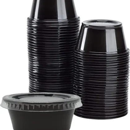 COPA SALSERA NEGRA DGO 1.5OZ *100 UND