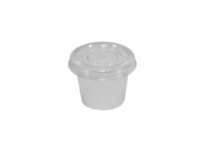 COPA TRASLUCIDA C/TAPA 1 OZ *50 UND