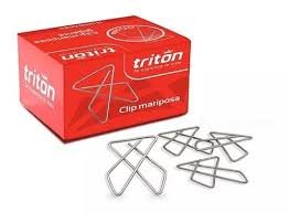 CLIP TRITON MARIPOSA *50 UNIDADES
