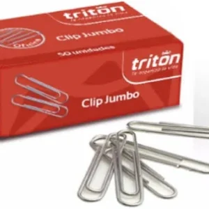 CLIP TRITON JUMBO *50 UNIDADES