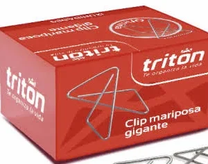 CLIP TRITON MARIPOSA *50 UNIDADES