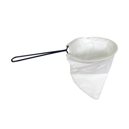 COLADOR CAFE BLANCO TELA 13*22 CM