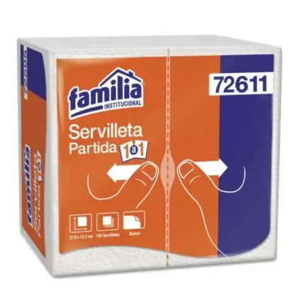 SERVILLETA FLIA PARTIDA 1 A 1 * 150 UND