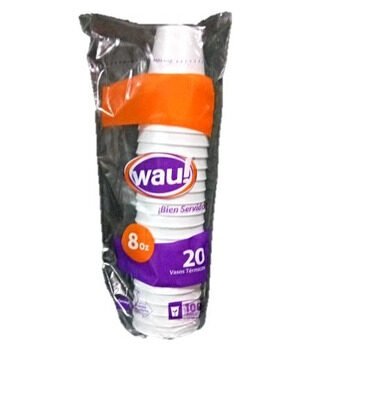 VASO ESP WAU 8 ONZ *20 UND