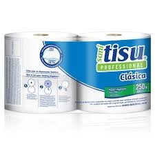 PAPEL HG SANITISU NATURAL 4 ROLLOS *250 M