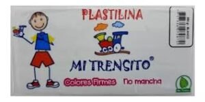 PLASTILINA MI TRENSITO *25O GR BLANCA