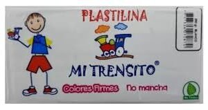 PLASTILINA MI TRENSITO *25O GR BLANCA