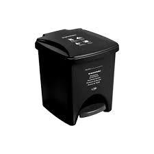 PAPELERA PEDAL NEGRA 20LTRS EXTRA